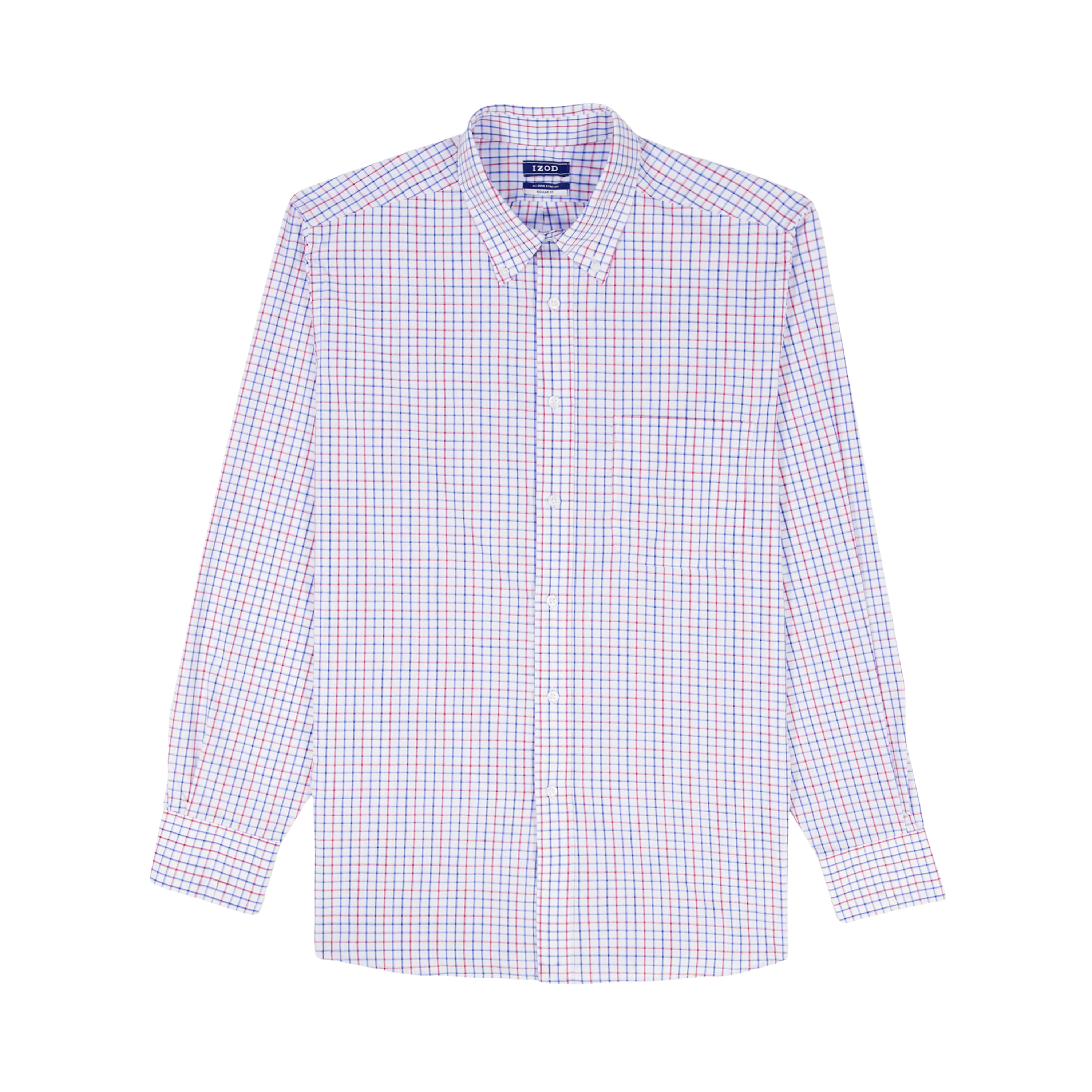 All Over Stretch Button Down Dress Shirt - Chilli Pepper – IZOD