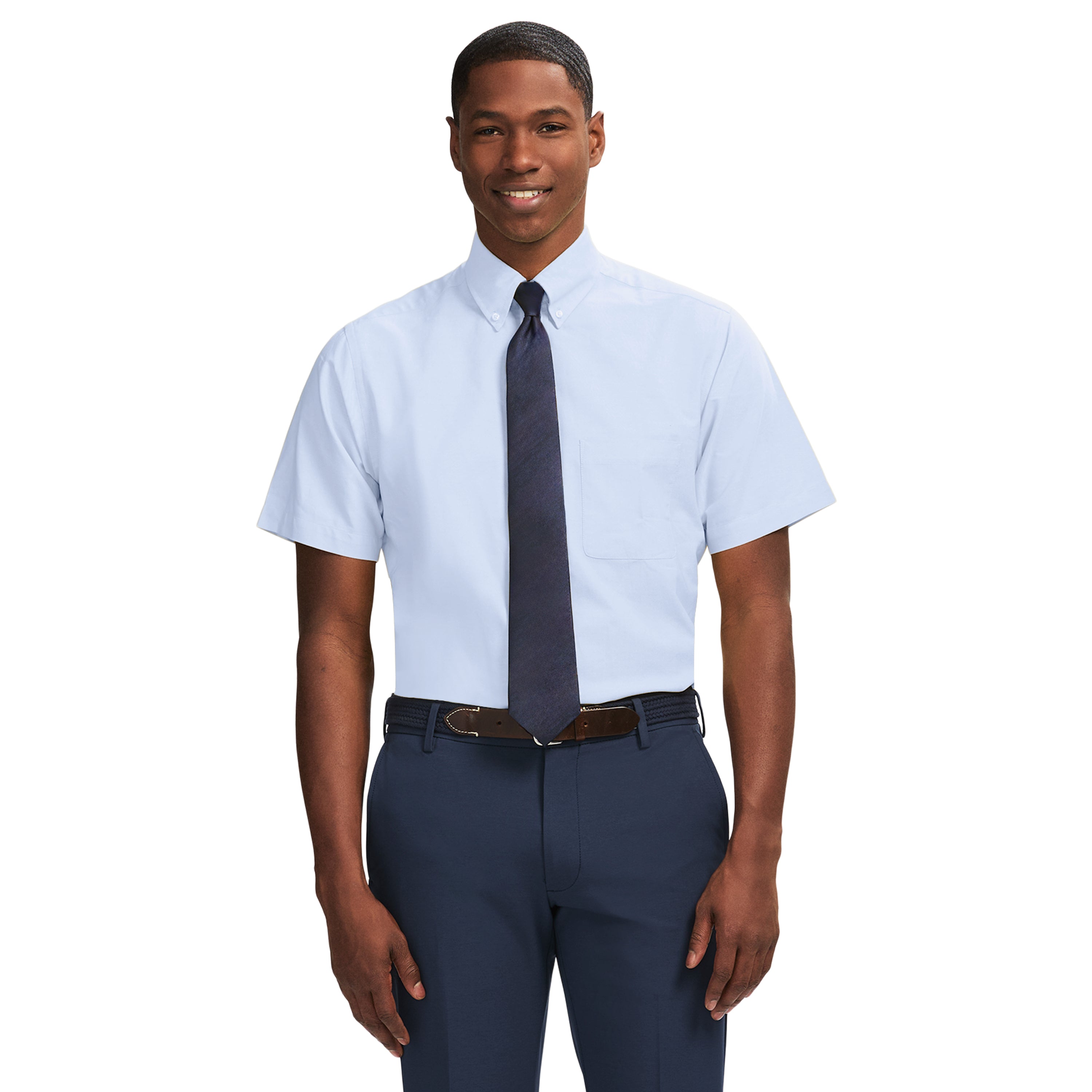 Ss Reg Bd Sld Oxford - Grape Mist – IZOD