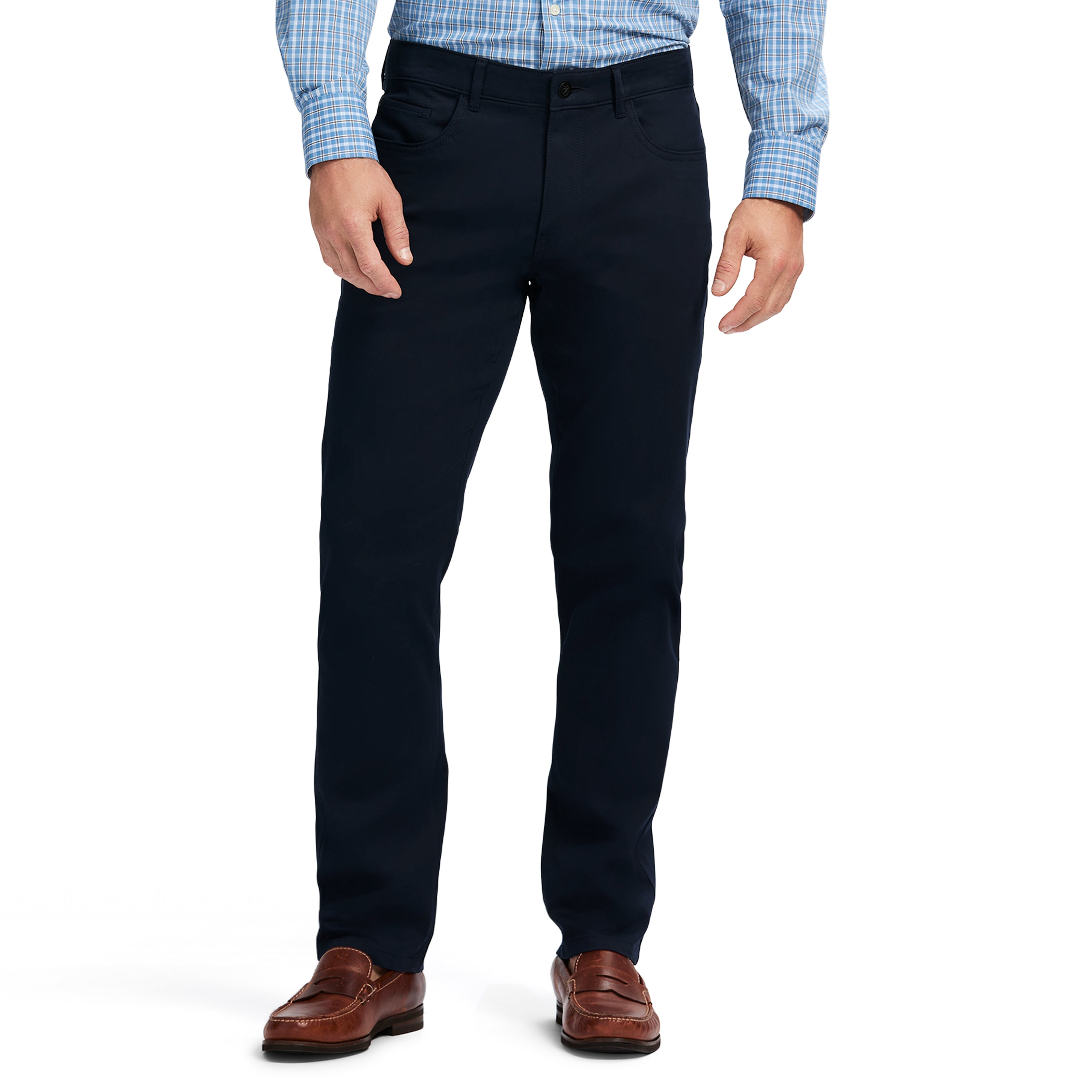 5 POCKET SUPER SOFT PANT - NAVY BLAZER – IZOD