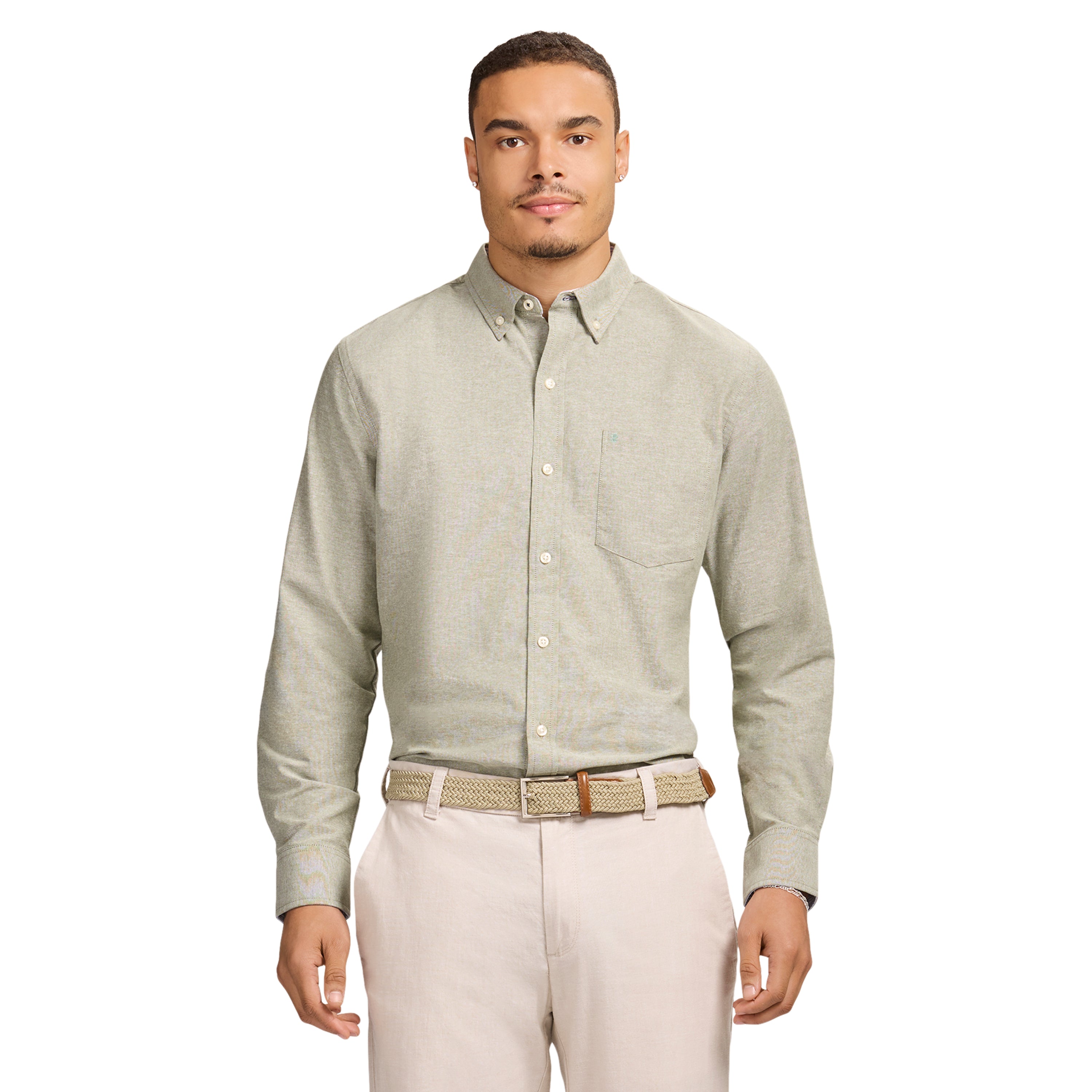 Long-Sleeve Oxford Shirt サイズ44 Long Sleeve Oxford Shirt