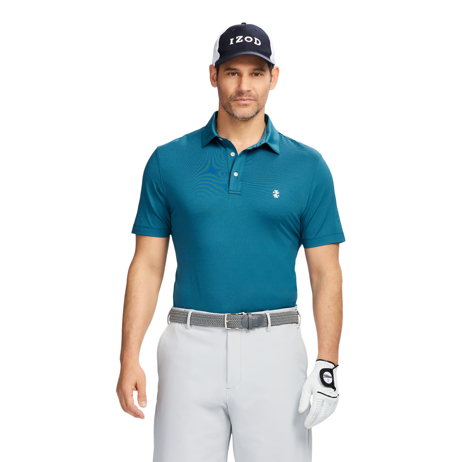 Golf Swingflex Elite Mesh Polo - Blue Coral – IZOD
