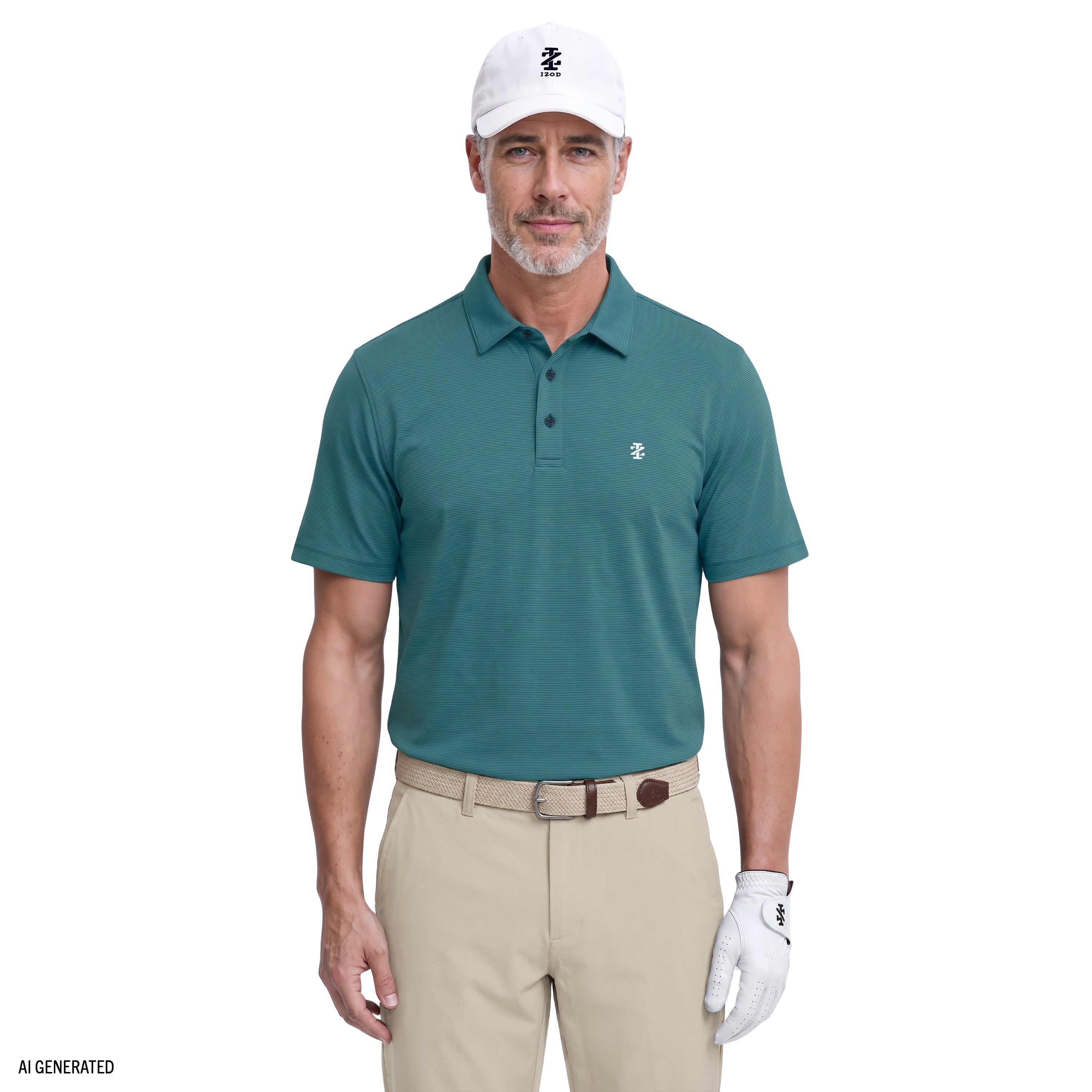 Golf Swingflex Elite Mesh Short Sleeve Polo - Mediterranea – IZOD