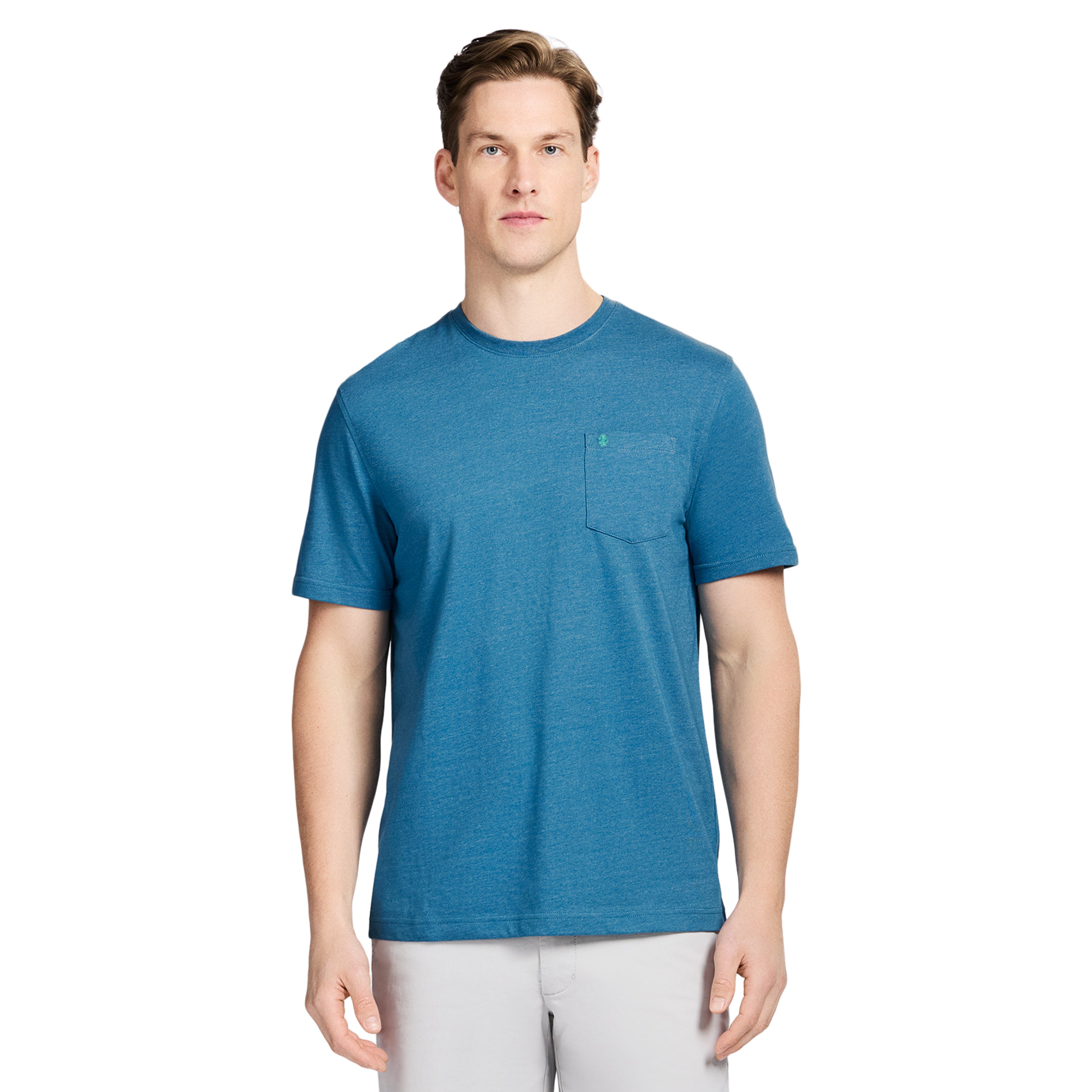 SALTWATER SOFT WASH POCKET CREW - BLUE SAPPHIRE – IZOD