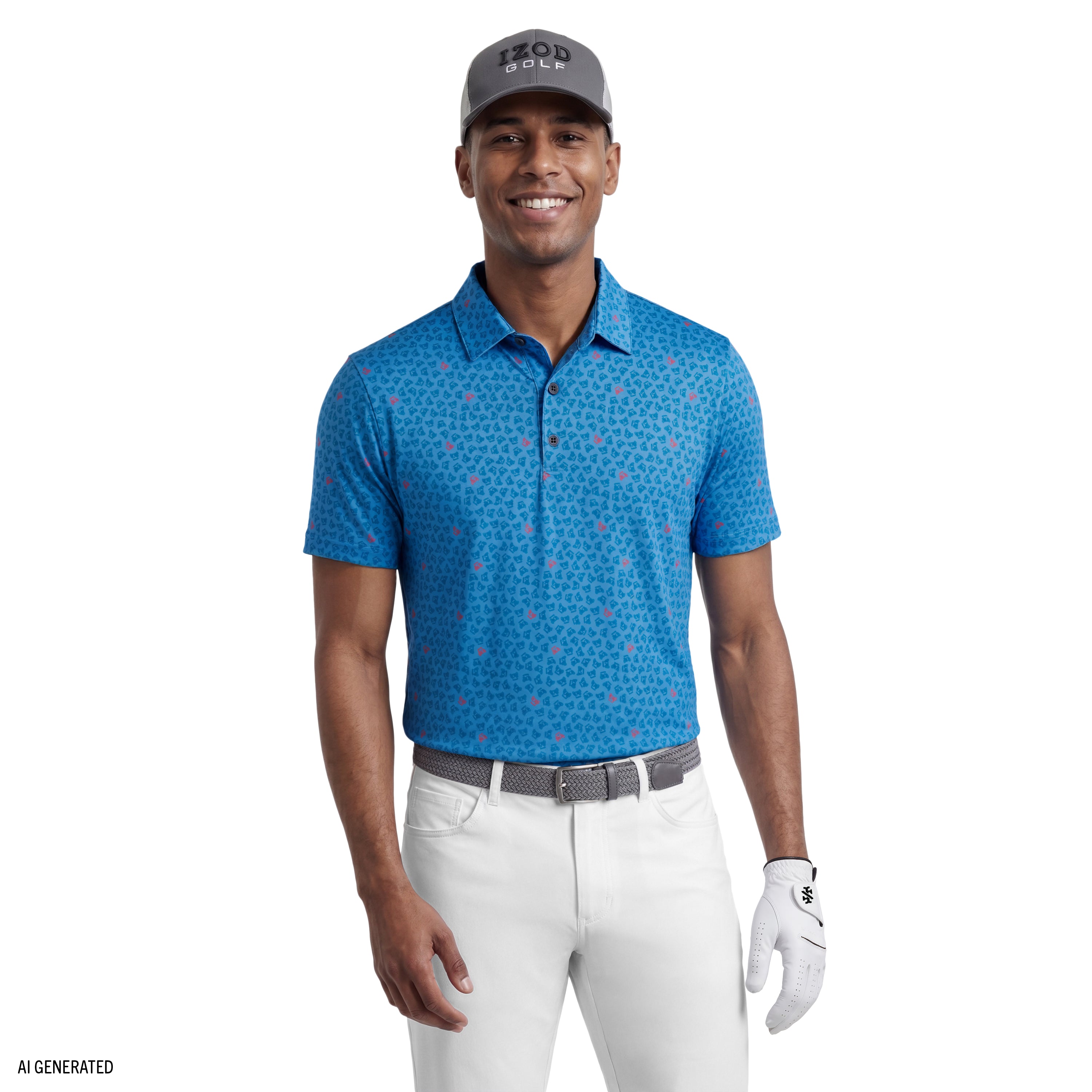 Golf Swingflex Elite Short Sleeve Printed Polo - Regatta – IZOD