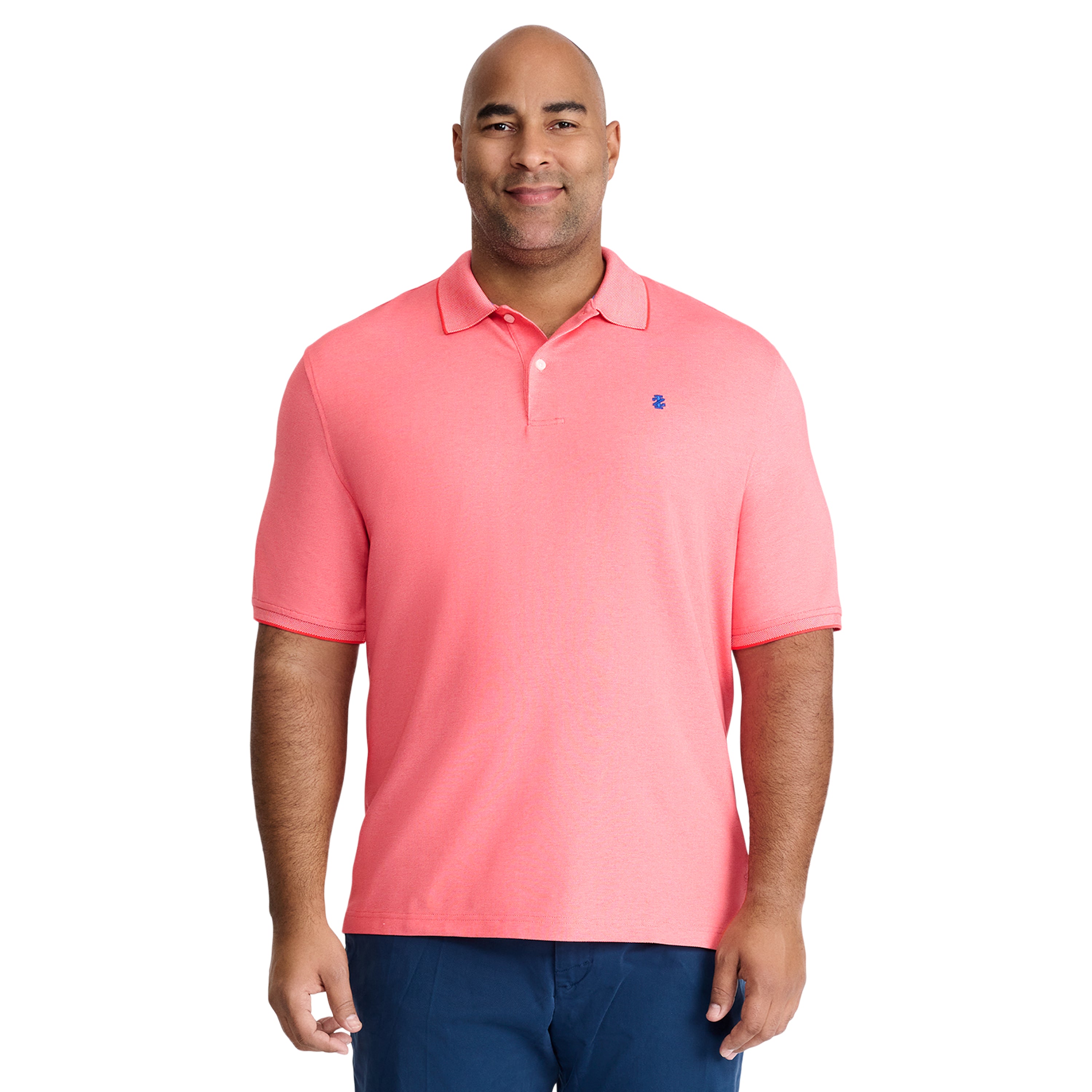 Izod Men s Big and Tall Advantage Performance Short Sleeve Polo Shirt