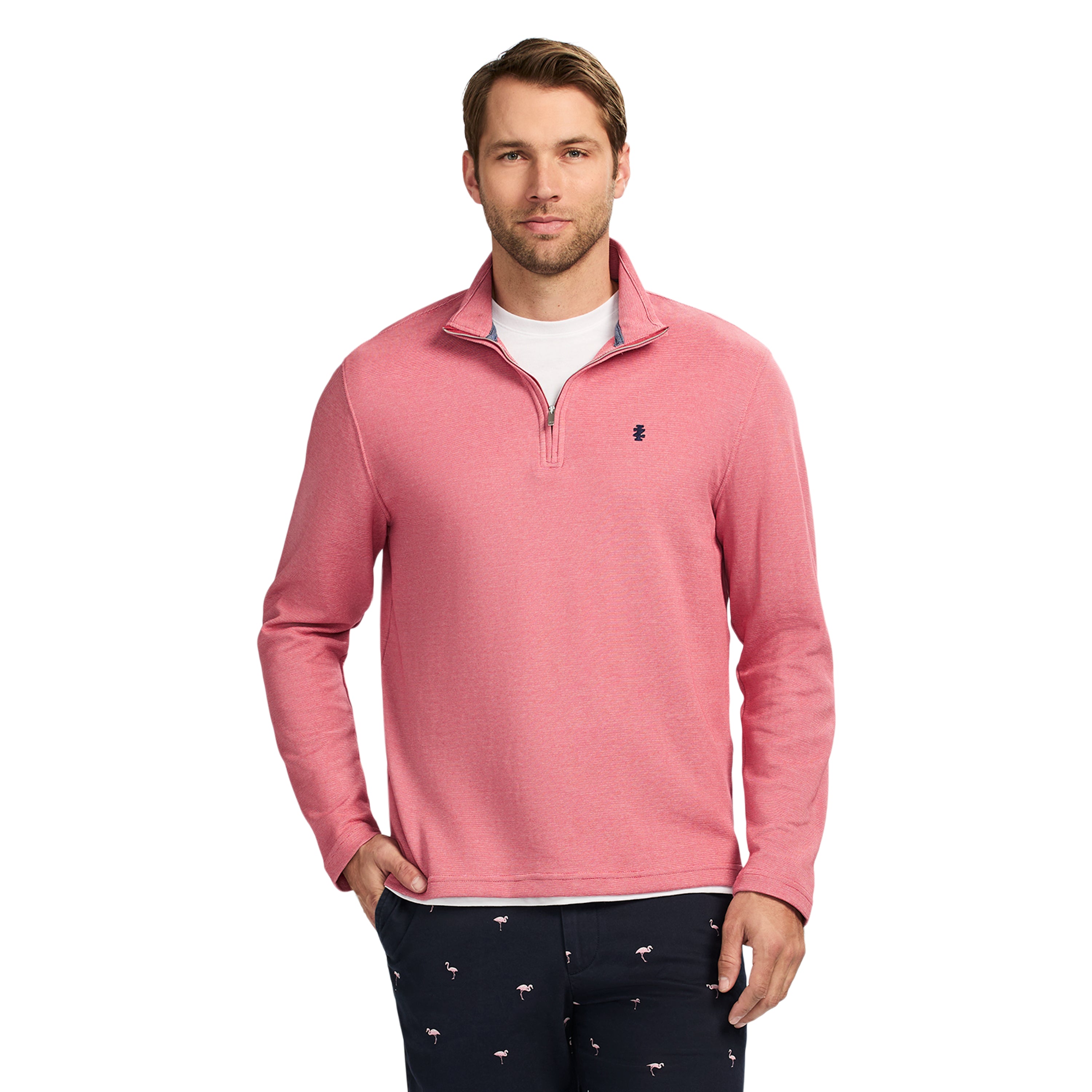 PERFORMANCE COMFORT QUARTER ZIP - HOLLY BERRY – IZOD