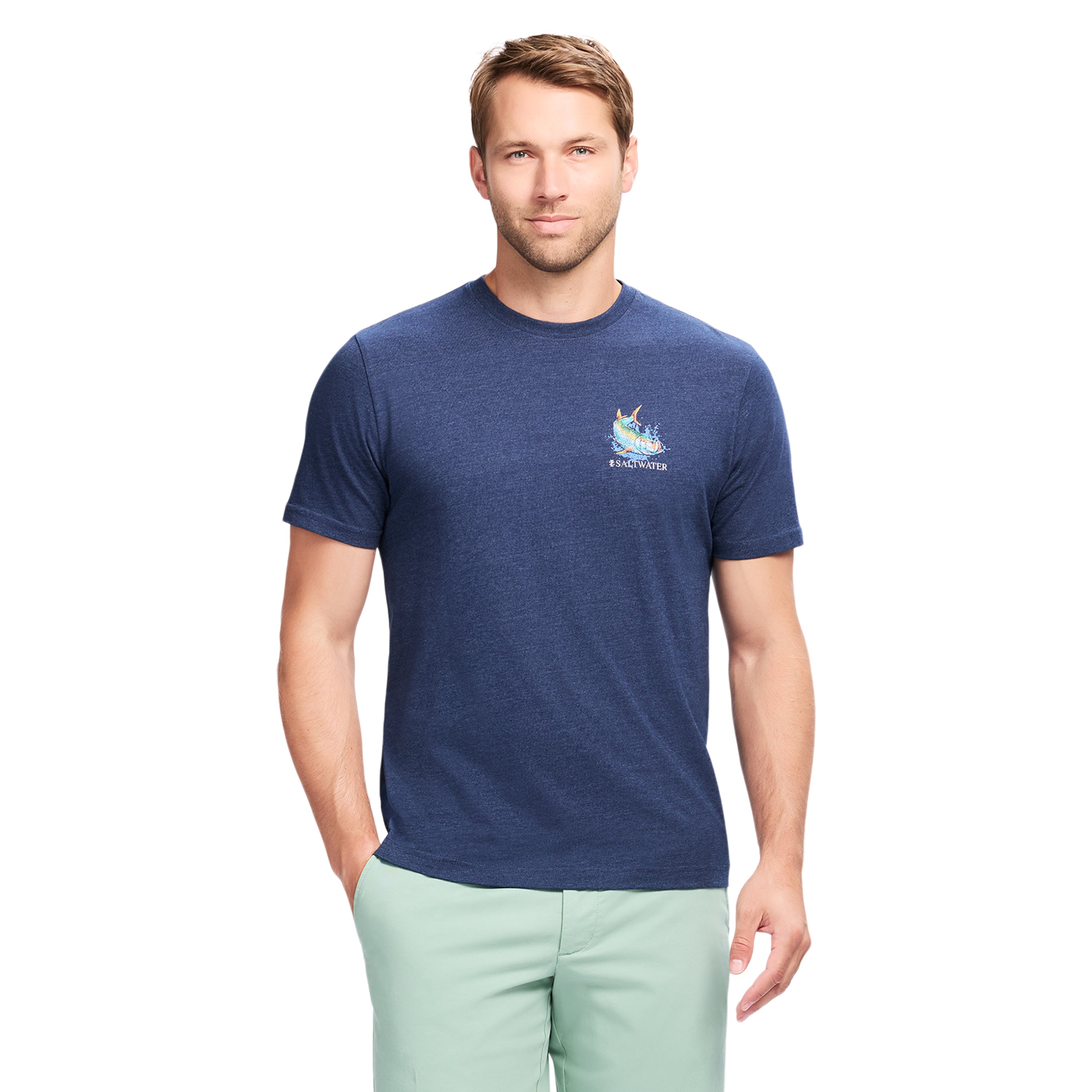Saltwater S/S Graphic Tee - Club Blue – IZOD