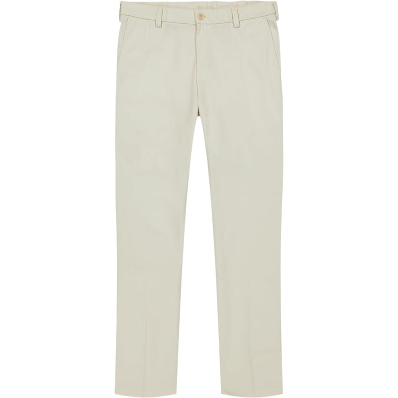 SALTWATER STRETCH FLAT FRONT SLIM FIT CHINO PANT - PALE KHAKI