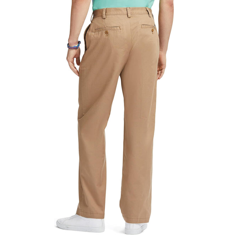 AMERICAN CHINO FLAT-FRONT CLASSIC FIT PANT - ENGLISH KHAKI