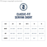 SERVINA PERFORMANCE STRETCH 17" SKORT - BRIGHT WHITE