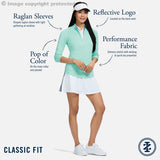 PALOMA PERFORMANCE STRETCH LONG SLEEVE 1/4 ZIP PULLOVER - BRIGHT WHITE