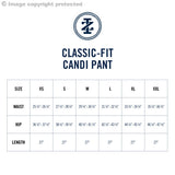 CANDI PERFORMANCE STRETCH ATHLETIC PIPED PANTS - MEDIEVAL BLUE