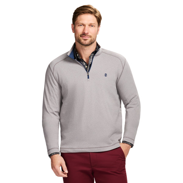 MICROFLEECE QUARTER ZIP - ULTIMATE GRAY