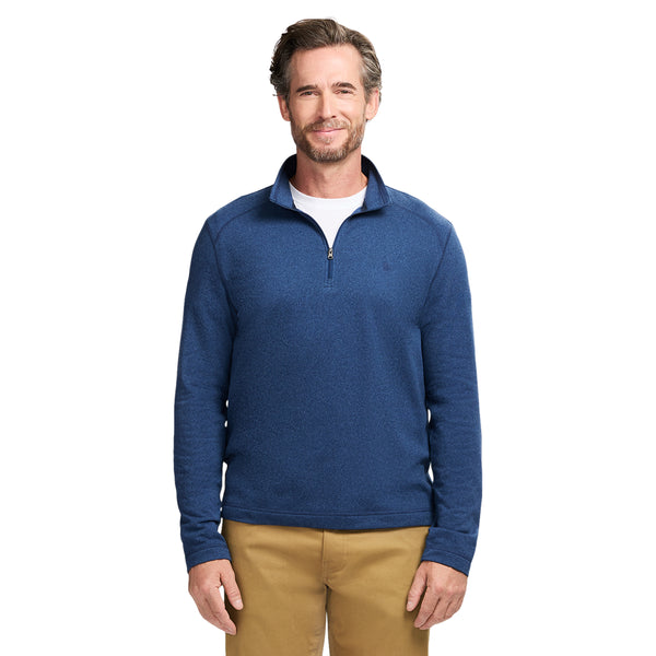 MICROFLEECE QUARTER ZIP - NAVY BLAZER