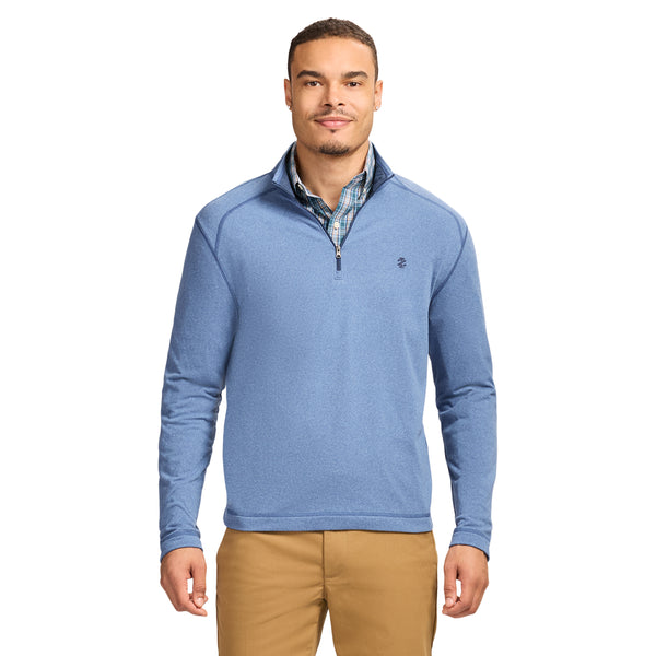 MICROFLEECE QUARTER ZIP - TRUE NAVY