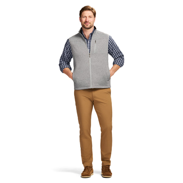 SWEATER FLEECE VEST - ULTIMATE GRAY