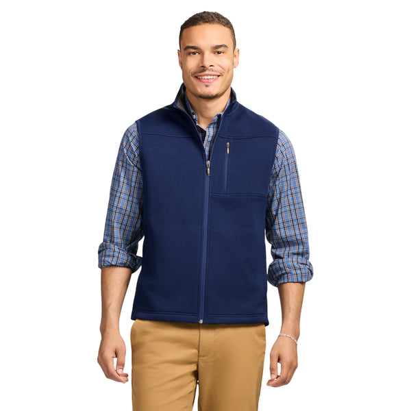 SWEATER FLEECE VEST - MEDIEVAL BLUE