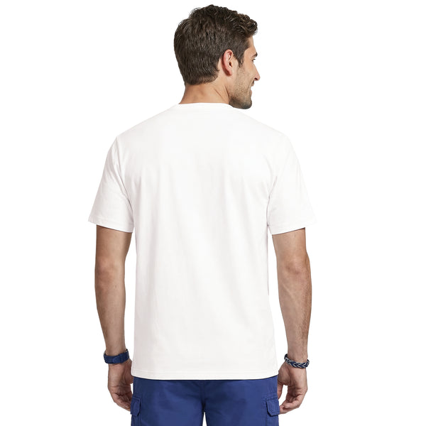 SALTWATER S/S POCKET TEE - BRIGHT WHITE – IZOD