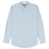 PERFORMANCE COMFORT L/S BUTTON-DOWN SHIRT - MILKY BLUE