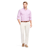 PERFORMANCE COMFORT L/S BUTTON-DOWN SHIRT - PINK LEMONADE