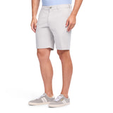SALTWATER 9.5" FLAT-FRONT CHINO SHORT - HARBOR MIST