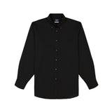 ALL-OVER STRETCH BUTTON-DOWN DRESS SHIRT (BUTTON DOWN COLLAR) - BLACK
