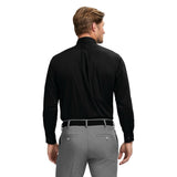 ALL-OVER STRETCH BUTTON-DOWN DRESS SHIRT (BUTTON DOWN COLLAR) - BLACK