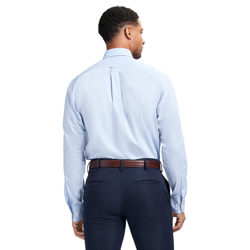 ALL-OVER STRETCH BUTTON-DOWN SHIRT - WATER MILL