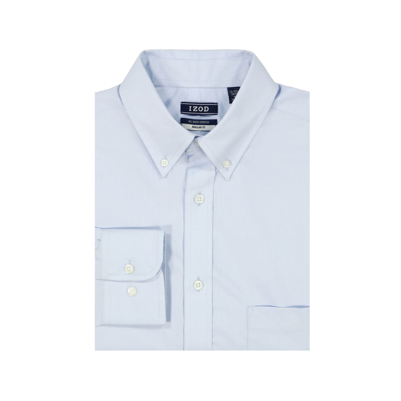 ALL-OVER STRETCH BUTTON-DOWN SHIRT - WATER MILL