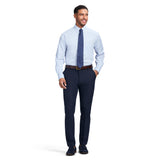 ALL-OVER STRETCH BUTTON-DOWN DRESS SHIRT (BUTTON DOWN COLLAR) - WATER MILL
