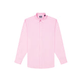 ALL-OVER STRETCH BUTTON-DOWN DRESS SHIRT (BUTTON DOWN COLLAR) - PINK