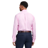 ALL-OVER STRETCH BUTTON-DOWN DRESS SHIRT (BUTTON DOWN COLLAR) - PINK