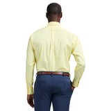 ALL-OVER STRETCH BUTTON-DOWN DRESS SHIRT (BUTTON DOWN COLLAR) - YELLOW