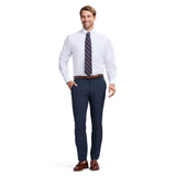 ALL-OVER STRETCH BUTTON-DOWN DRESS SHIRT (BUTTON DOWN COLLAR) - WHITE