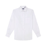 ALL-OVER STRETCH BUTTON-DOWN DRESS SHIRT (SPREAD COLLAR) - WHITE