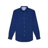 COOL FX BUTTON DOWN DRESS SHIRT SLIM - DARK NAVY