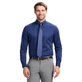 COOL FX BUTTON DOWN DRESS SHIRT SLIM - DARK NAVY