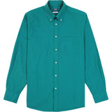 ALL OVER STRETCH BUTTON DOWN DRESS SHIRT - PACIFIC