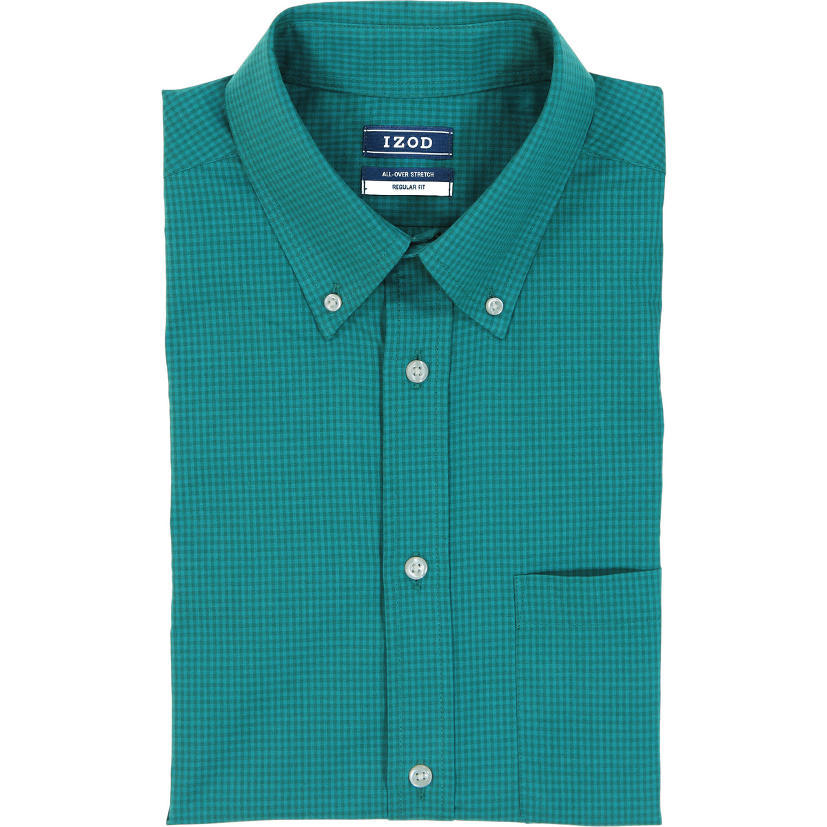 izod stretch dress shirts All-over Stretch L/s Plaid Button-down Dress Shirt - Izod Sportswear