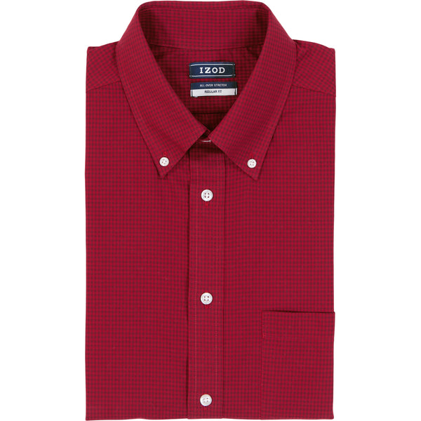 izod slim fit dress shirt IZOD MENS LONG SLEEVE SLIM FIT DRESS SHIRT, SIZE LG, 16-16.5 #100H