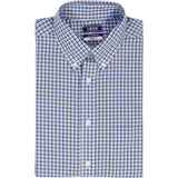 ALL OVER STRETCH BUTTON DOWN DRESS SHIRT - BAYBERRY