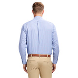 ALL OVER STRETCH BUTTON DOWN DRESS SHIRT - SODALITE BLUE
