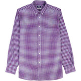 ALL OVER STRETCH BUTTON DOWN DRESS SHIRT - SODALITE BLUE