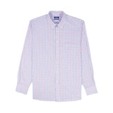 ALL OVER STRETCH BUTTON DOWN DRESS SHIRT - CHILLI PEPPER