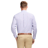 ALL OVER STRETCH BUTTON DOWN DRESS SHIRT - CHILLI PEPPER