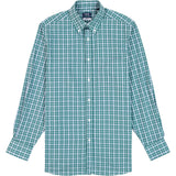 ALL OVER STRETCH BUTTON DOWN DRESS SHIRT - BAYBERRY