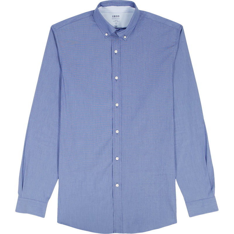 COOL FX BUTTON DOWN DRESS SHIRT SLIM - TH NAVY