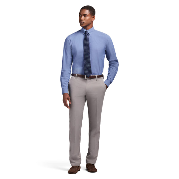 COOL FX BUTTON DOWN DRESS SHIRT SLIM - TH NAVY