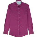 COOL FX BUTTON DOWN DRESS SHIRT SLIM - IMPERIAL PURPLE