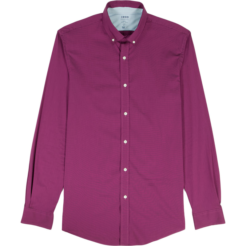 COOL FX BUTTON DOWN DRESS SHIRT SLIM - IMPERIAL PURPLE